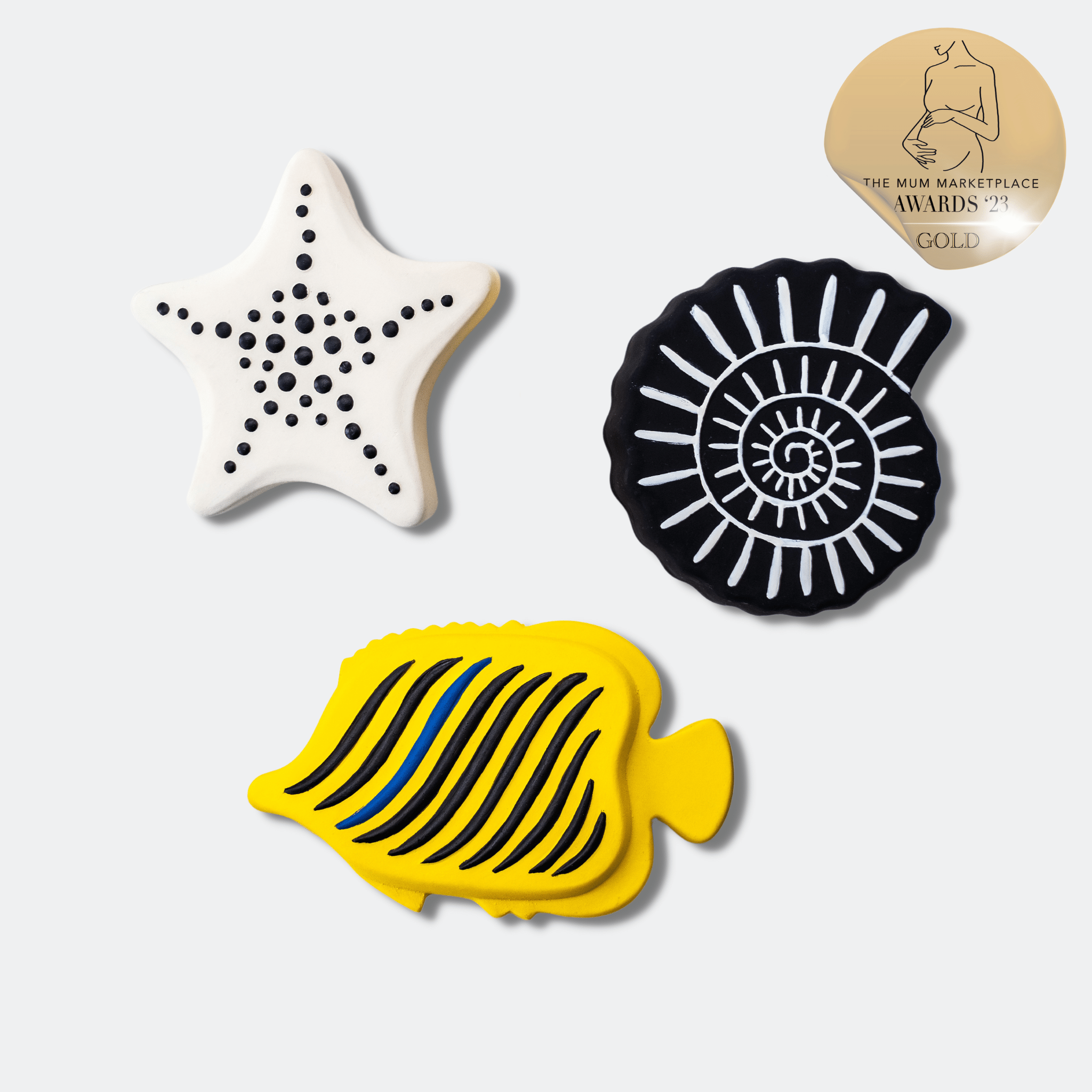 ANIMAL BATH TOYS 3 - PACK - Suitable from birth - Etta Loves