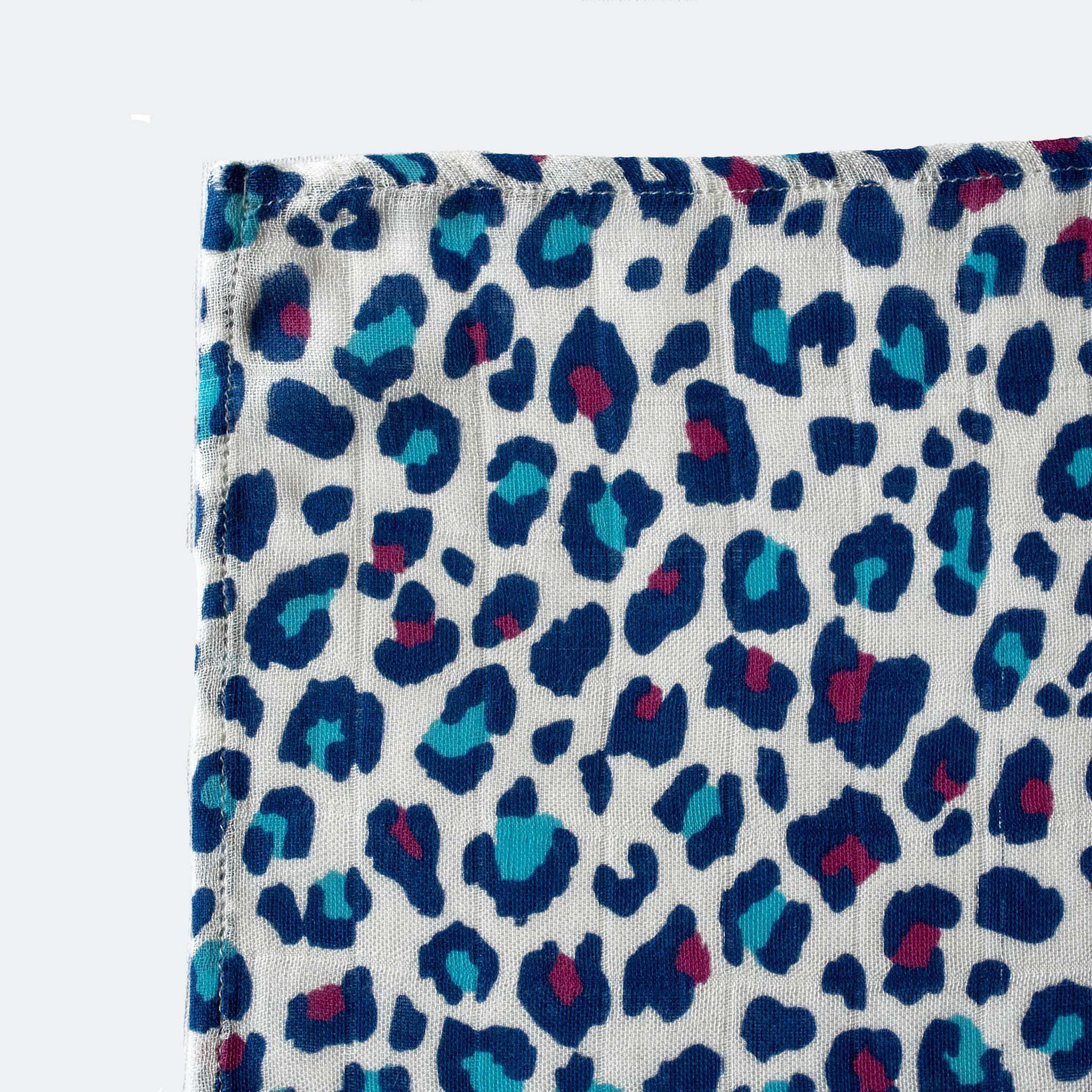 LEOPARD PRINT MUSLIN 3 - PACK - for 5+ month old babies - Etta Loves
