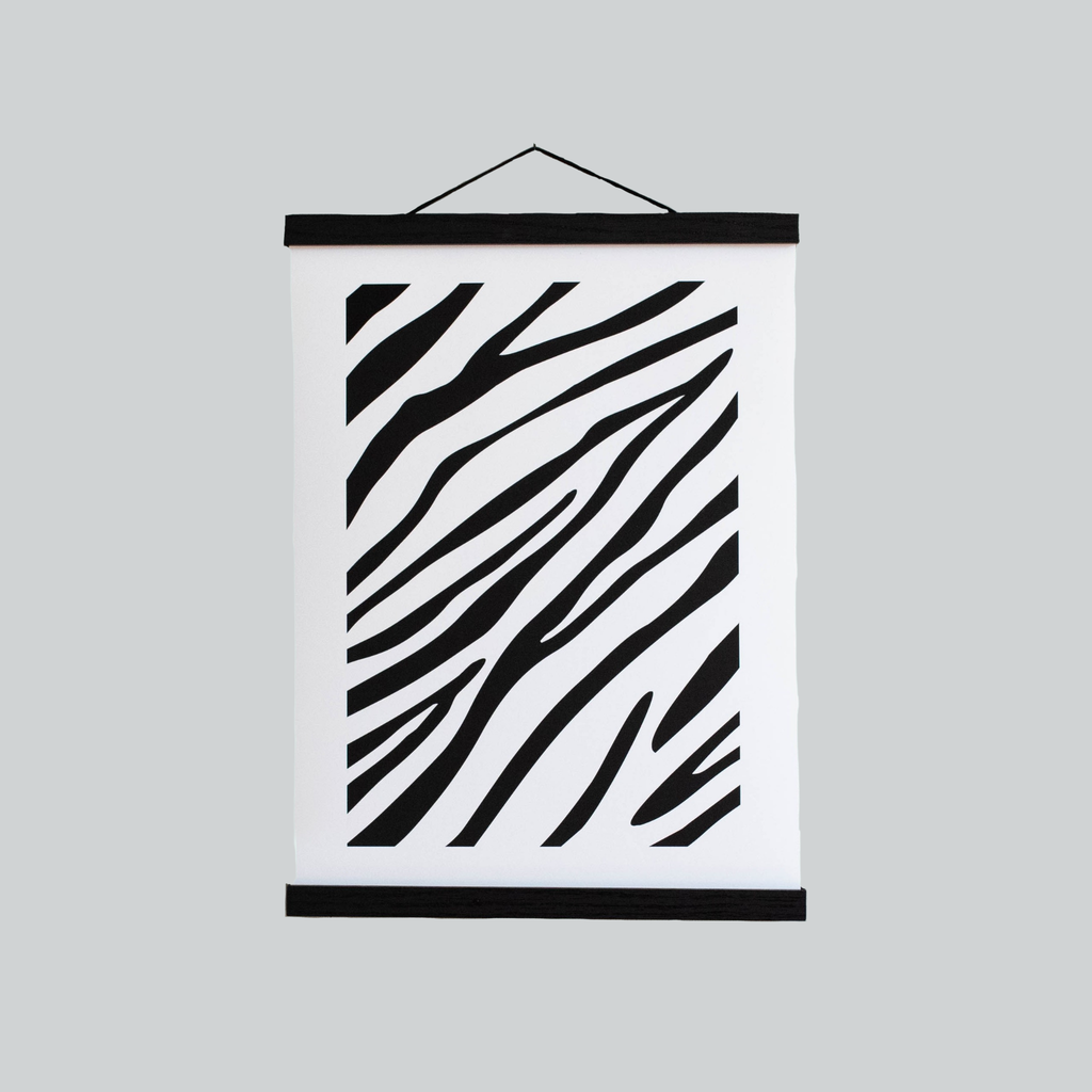 Zebra print Nursery Picture - Etta Loves