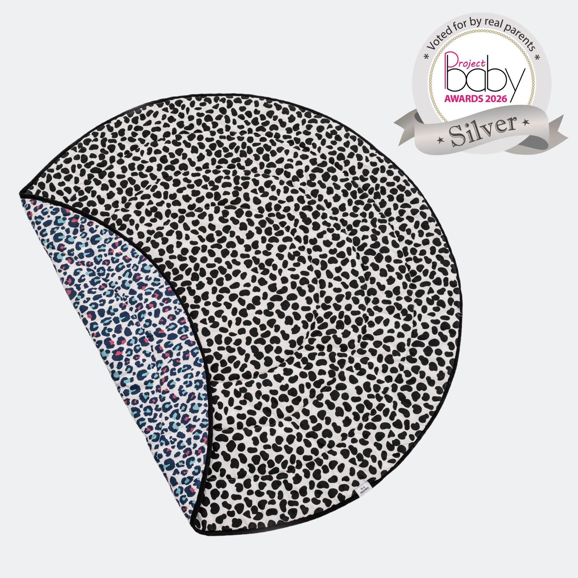 ANIMAL PRINT REVERSIBLE PLAYMAT birth to 12 months