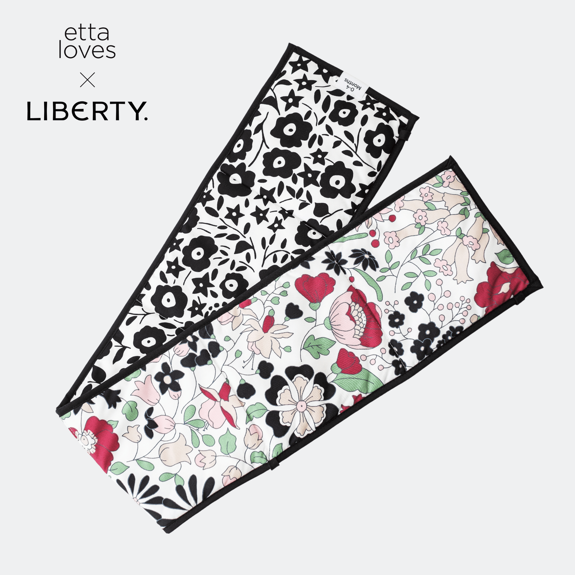 x LIBERTY – Reversible Sensory Strip birth to 12 months