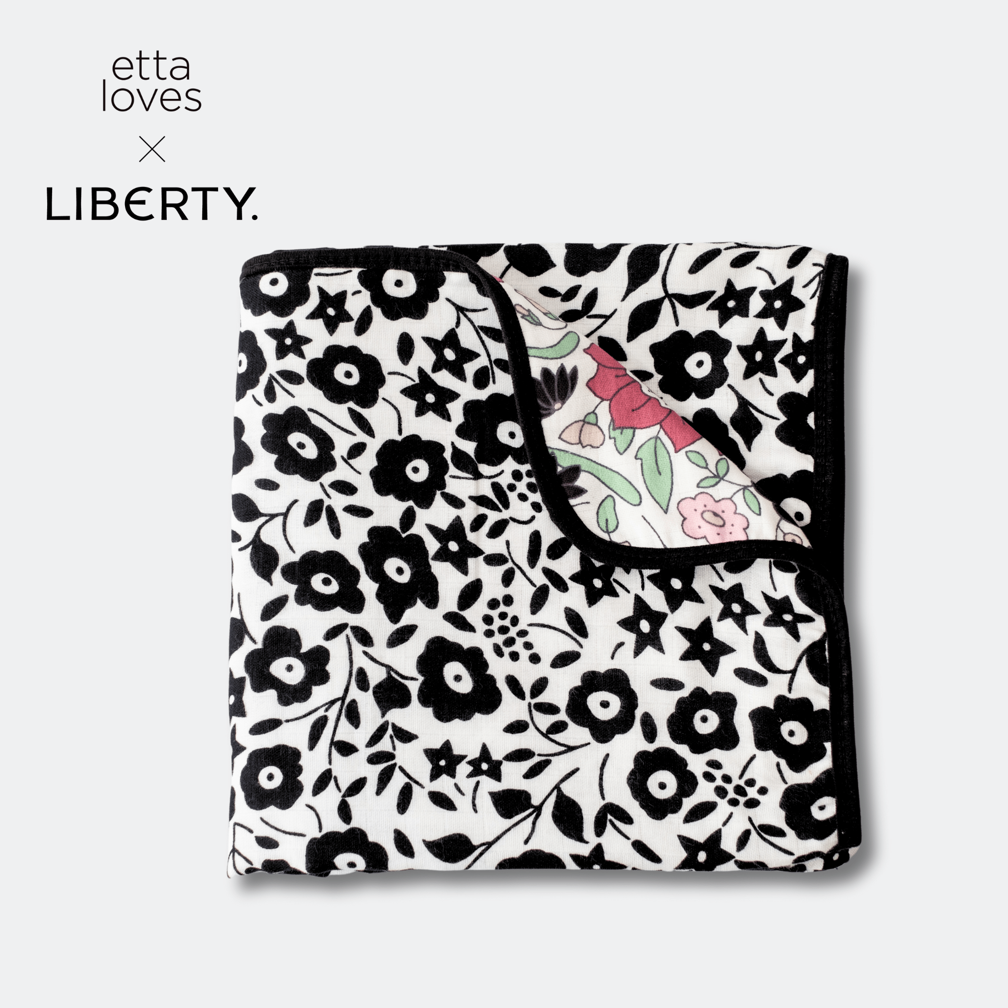 ETTA LOVES x LIBERTY – Sensory Muslin Blanket (Suitable from birth) - Etta Loves