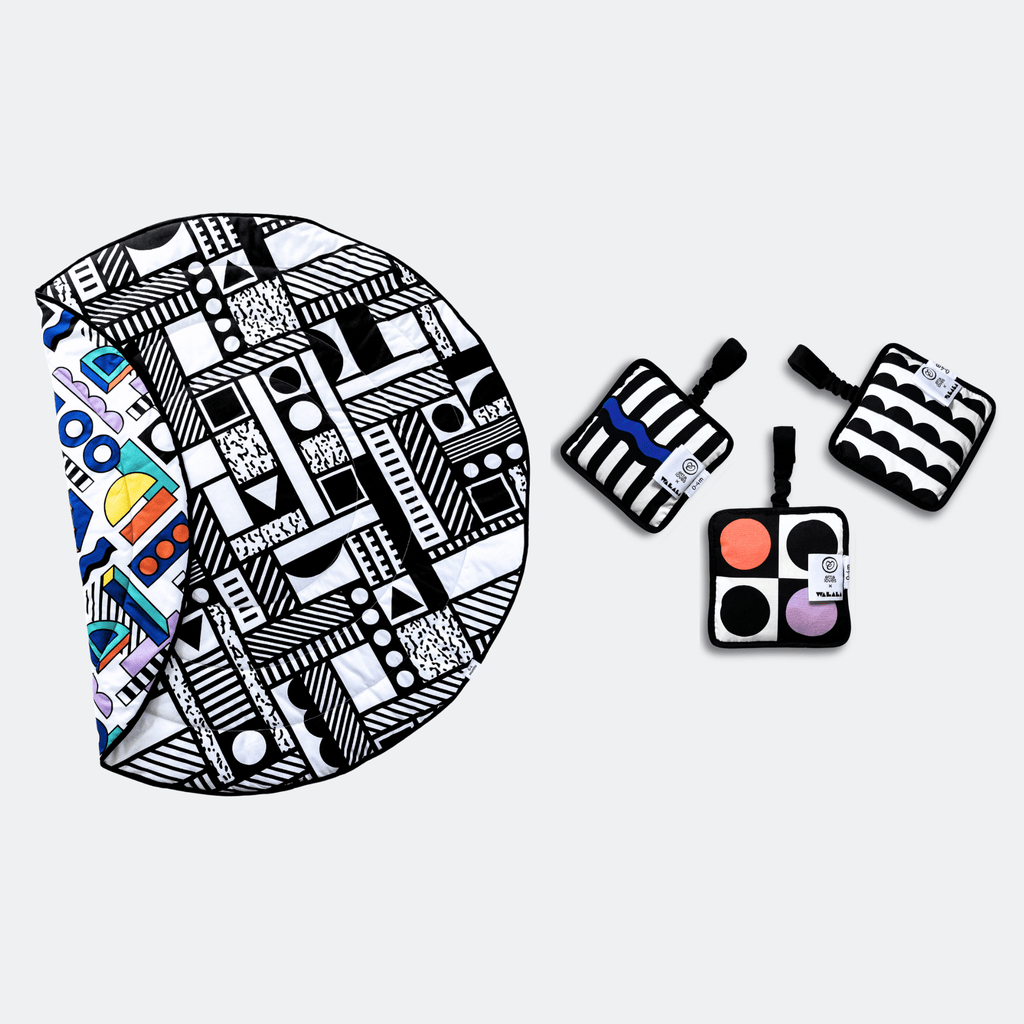 ETTA LOVES X WALALA - PLAYMAT AND HANGING SQUARES BUNDLE - for babies' first year - Etta Loves