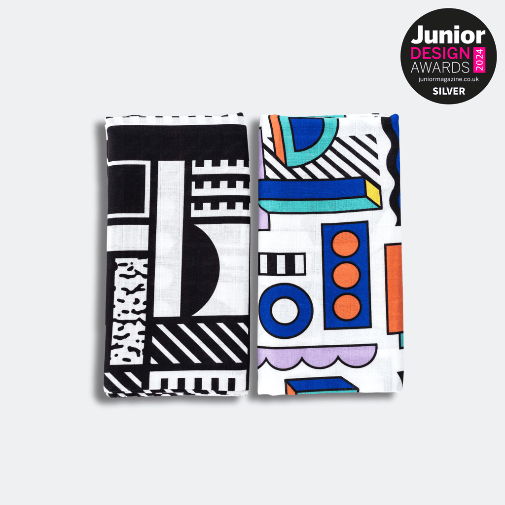 ETTA LOVES x WALALA STUDIO 2 - PACK MUSLIN SQUARES - for 0 to 4 months & 5+ month old babies - Etta Loves