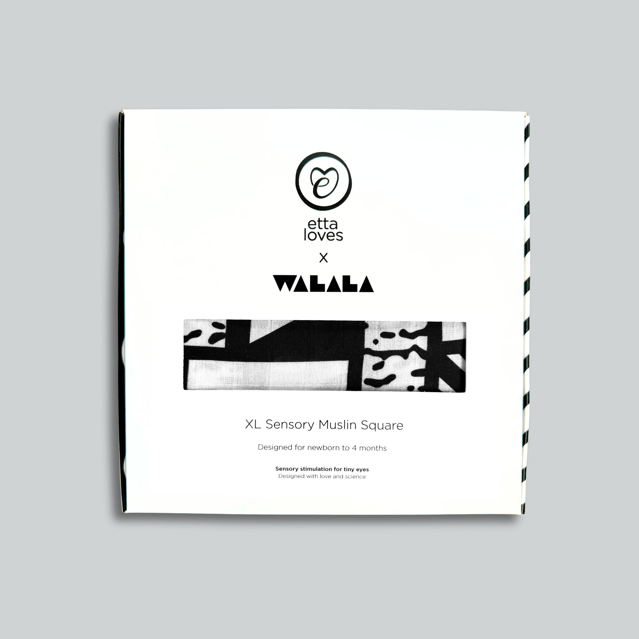ETTA LOVES x WALALA STUDIO 'MONO' MUSLIN - for newborn to 4 months old babies - Etta Loves