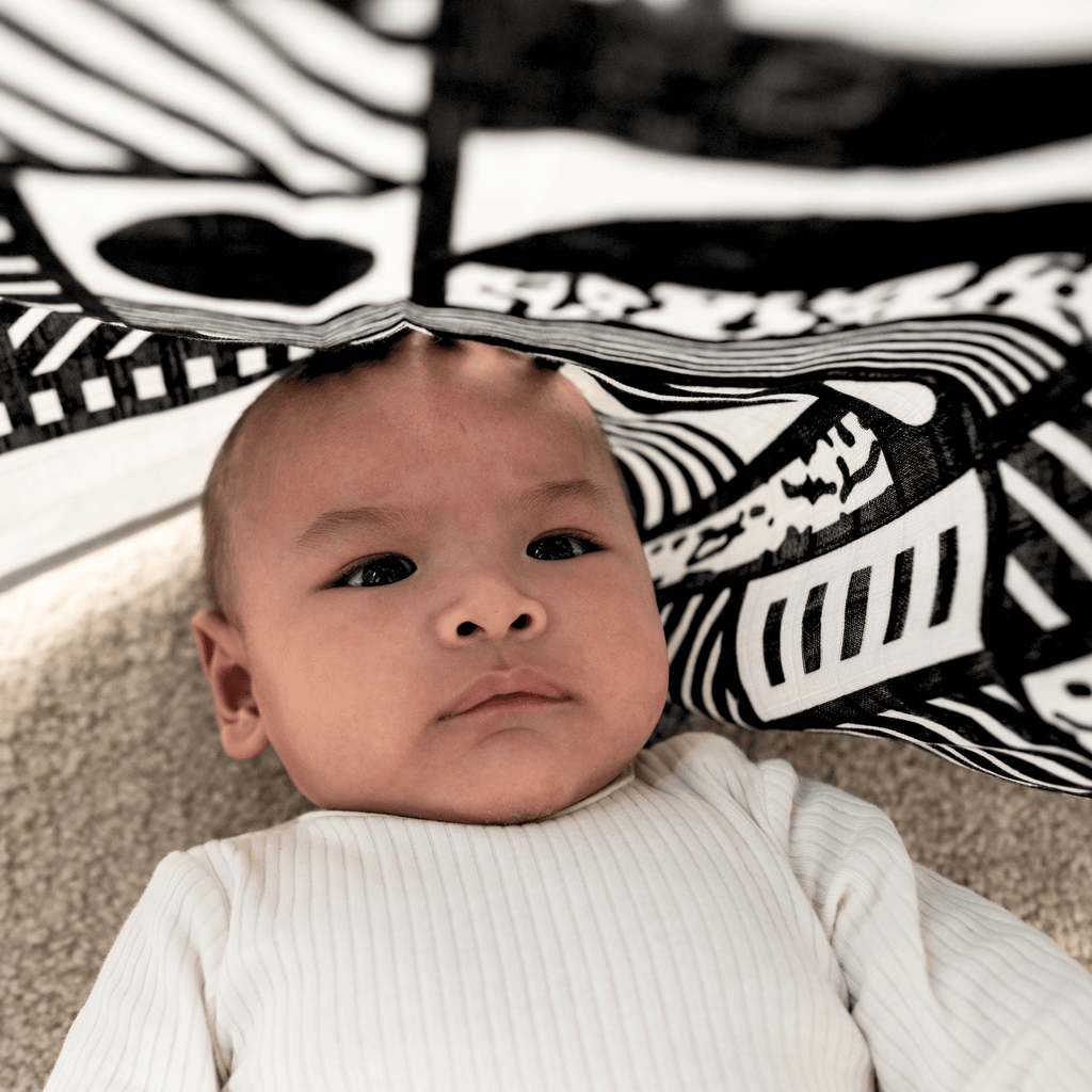 ETTA LOVES x WALALA STUDIO 'MONO' MUSLIN - for newborn to 4 months old babies - Etta Loves