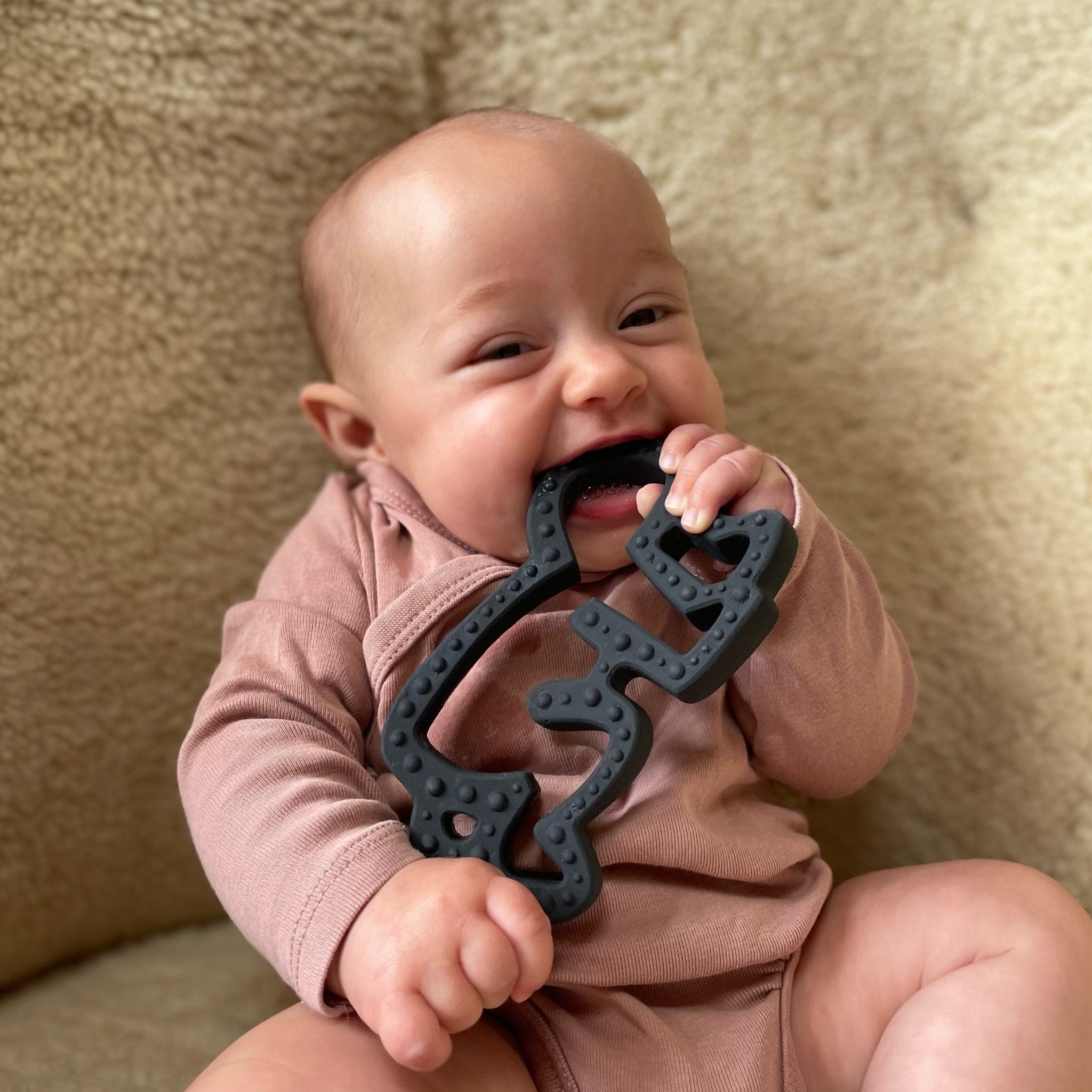 KEITH HARING 'BABY' NATURAL RUBBER TEETHER - Etta Loves