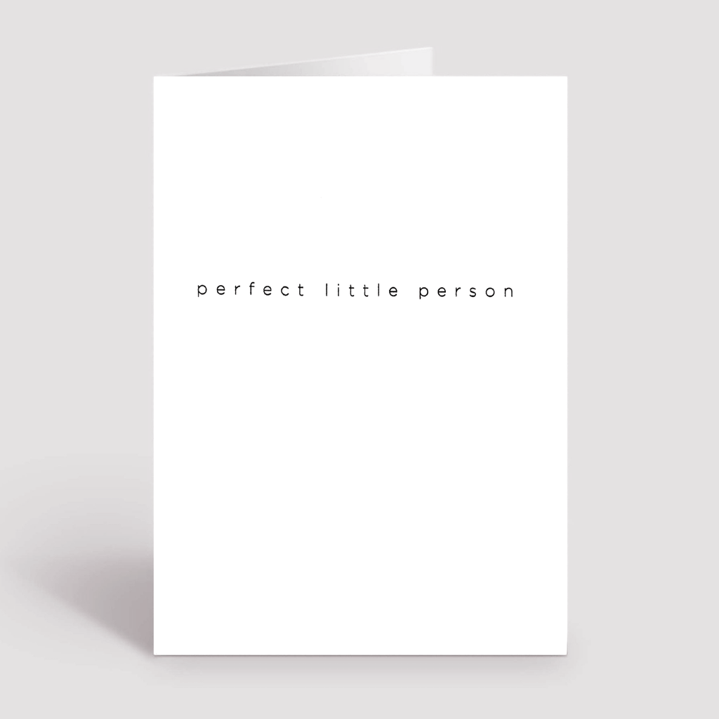 NEW BABY CARD - Perfect Little Person - Etta Loves