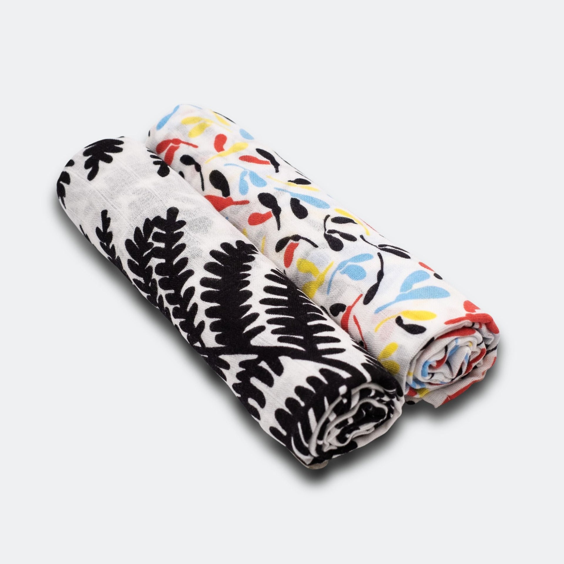PLANT PRINT MUSLIN 2 PACK birth to 12 months