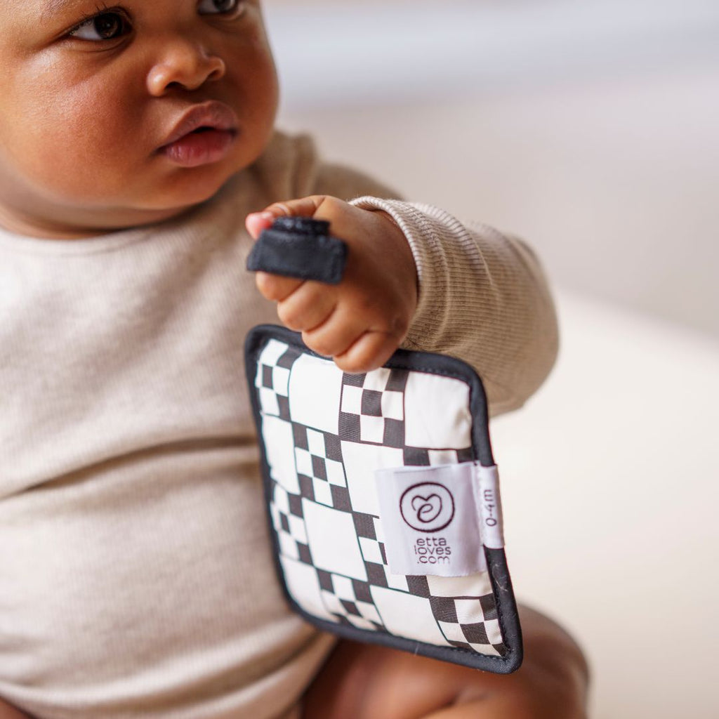 SENSORY HANGING SQUARES - for babies' first year - Etta Loves