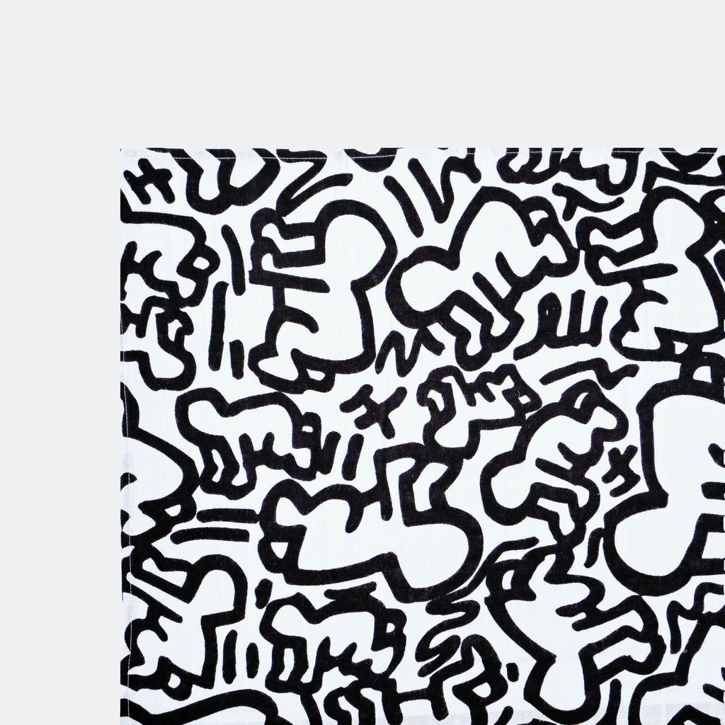 ETTA LOVES x KEITH HARING 2-pack of baby muslins