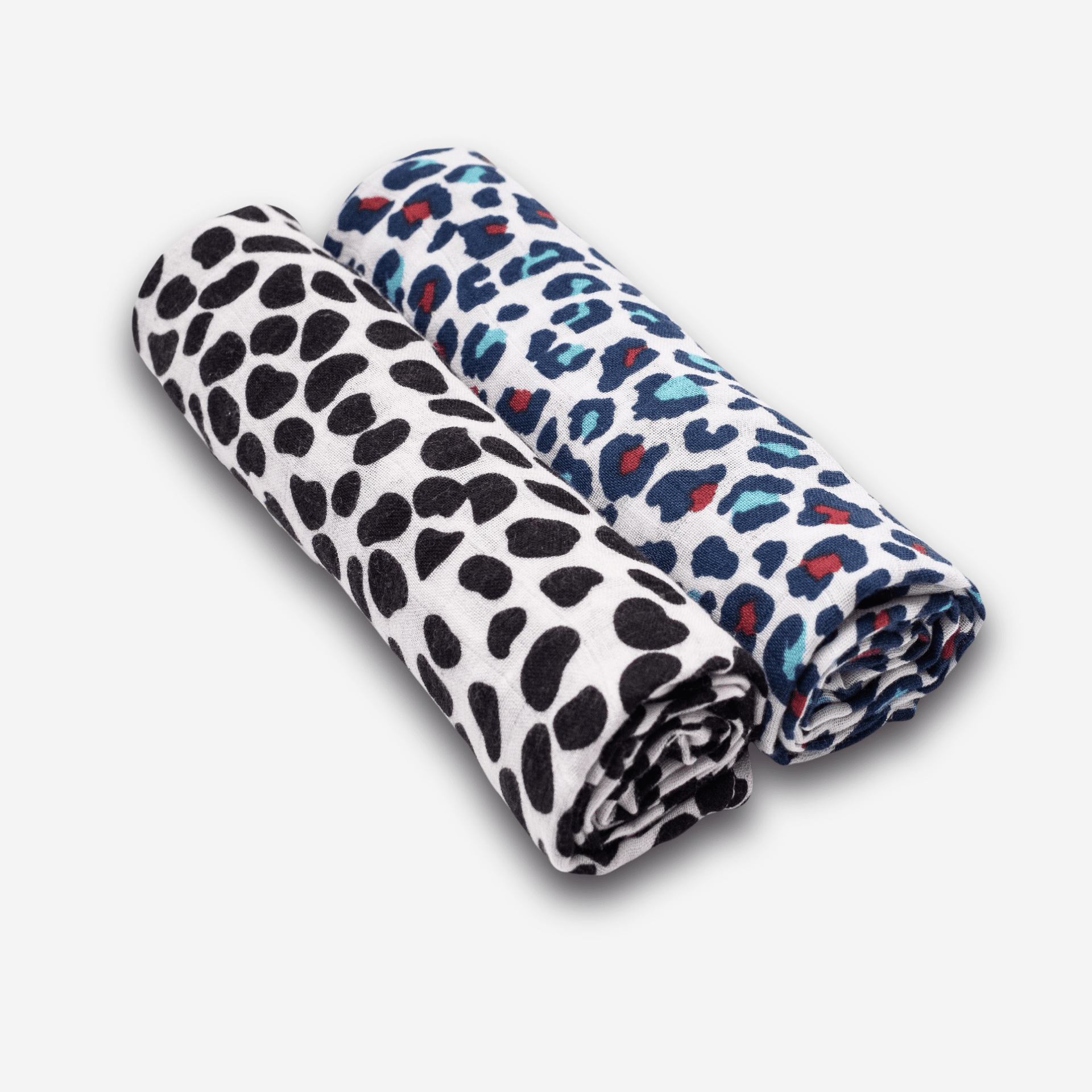 ANIMAL PRINT MUSLIN 2 PACK birth to 12 months