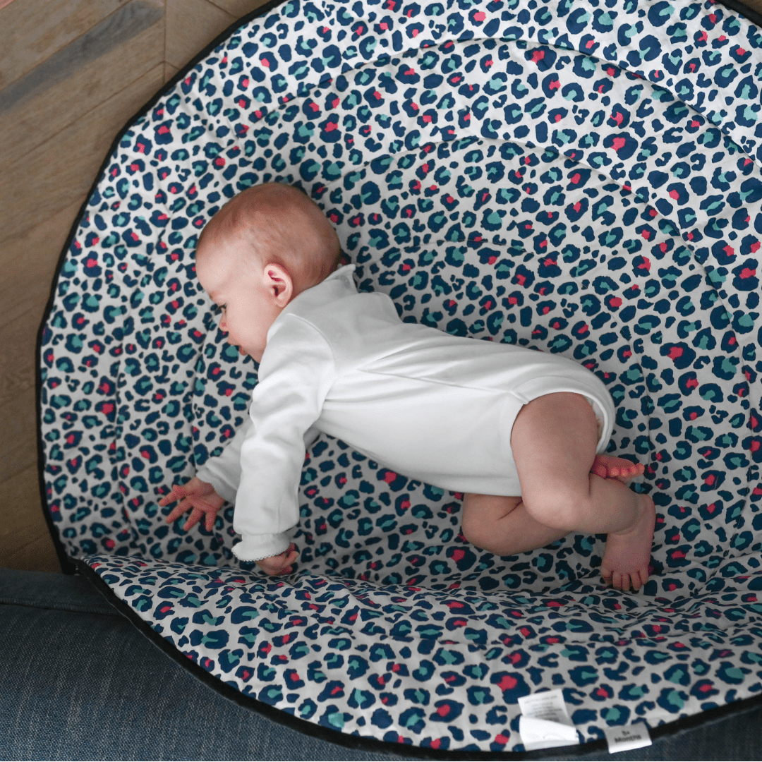 ANIMAL PRINT PLAYMAT - reversible newborn to 4 months and 5+ months - Etta Loves