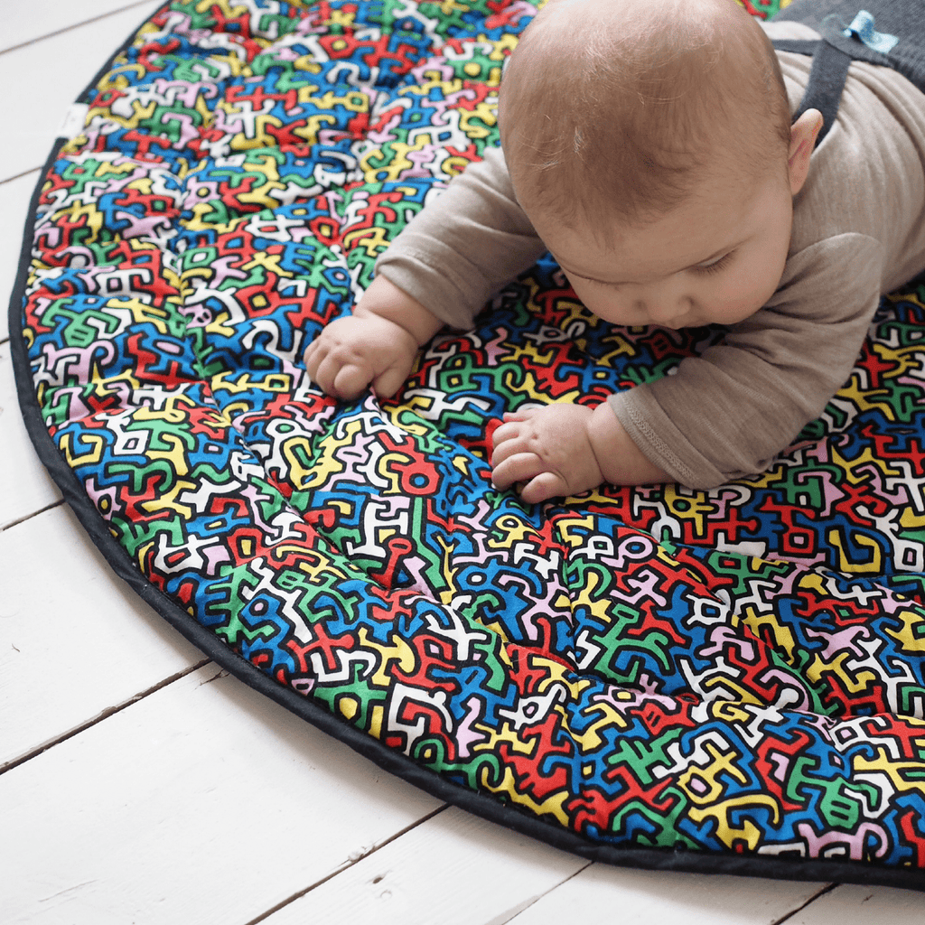 ETTA LOVES x KEITH HARING PLAYMAT - reversible newborn to 4 months / 5+ months - Etta Loves