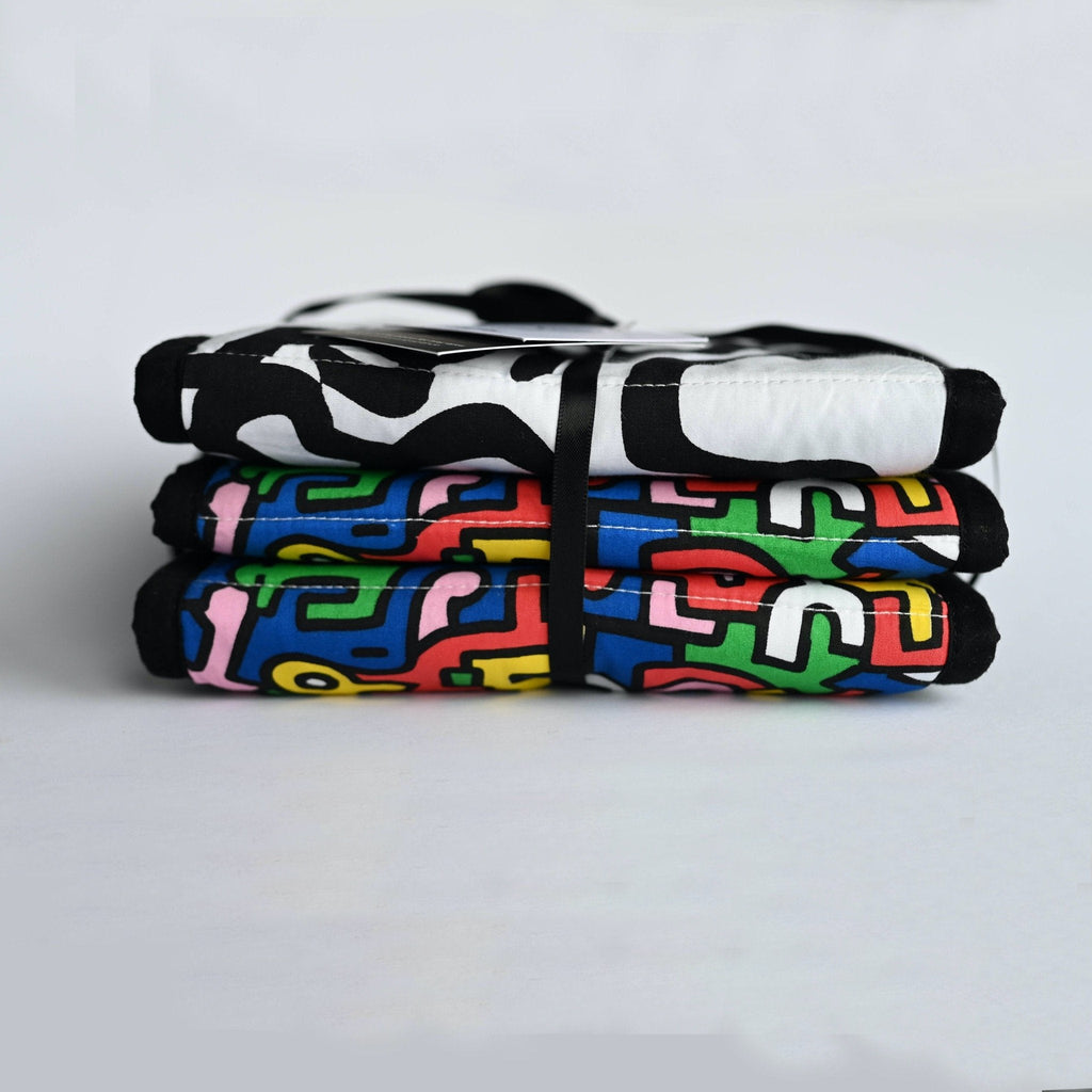 ETTA LOVES x KEITH HARING SENSORY STRIP - reversible newborn to 4 months / 5+ months - Etta Loves