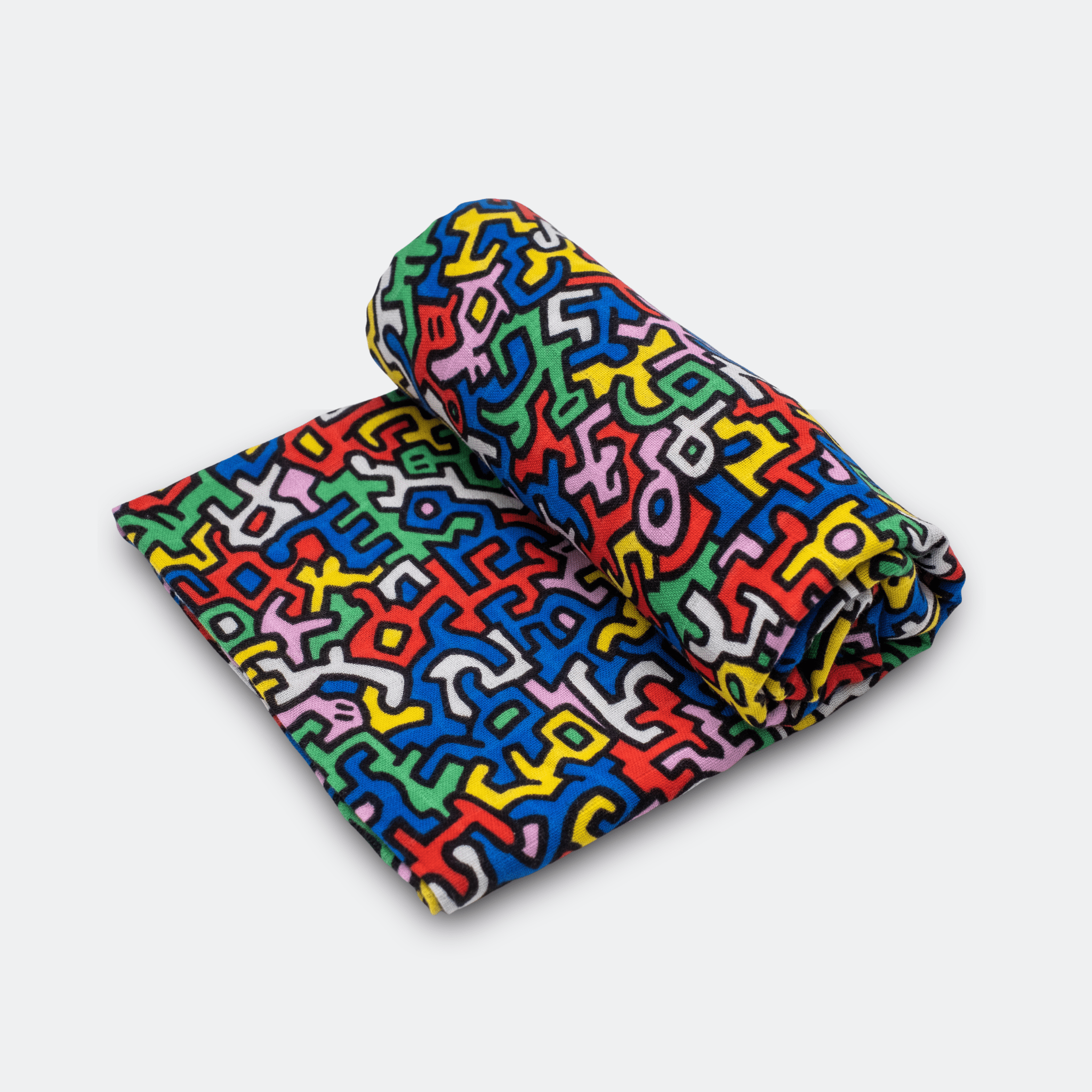 ETTA LOVES x KEITH HARING XL 'BRAZIL' MUSLIN - for 5+ month old babies - Etta Loves
