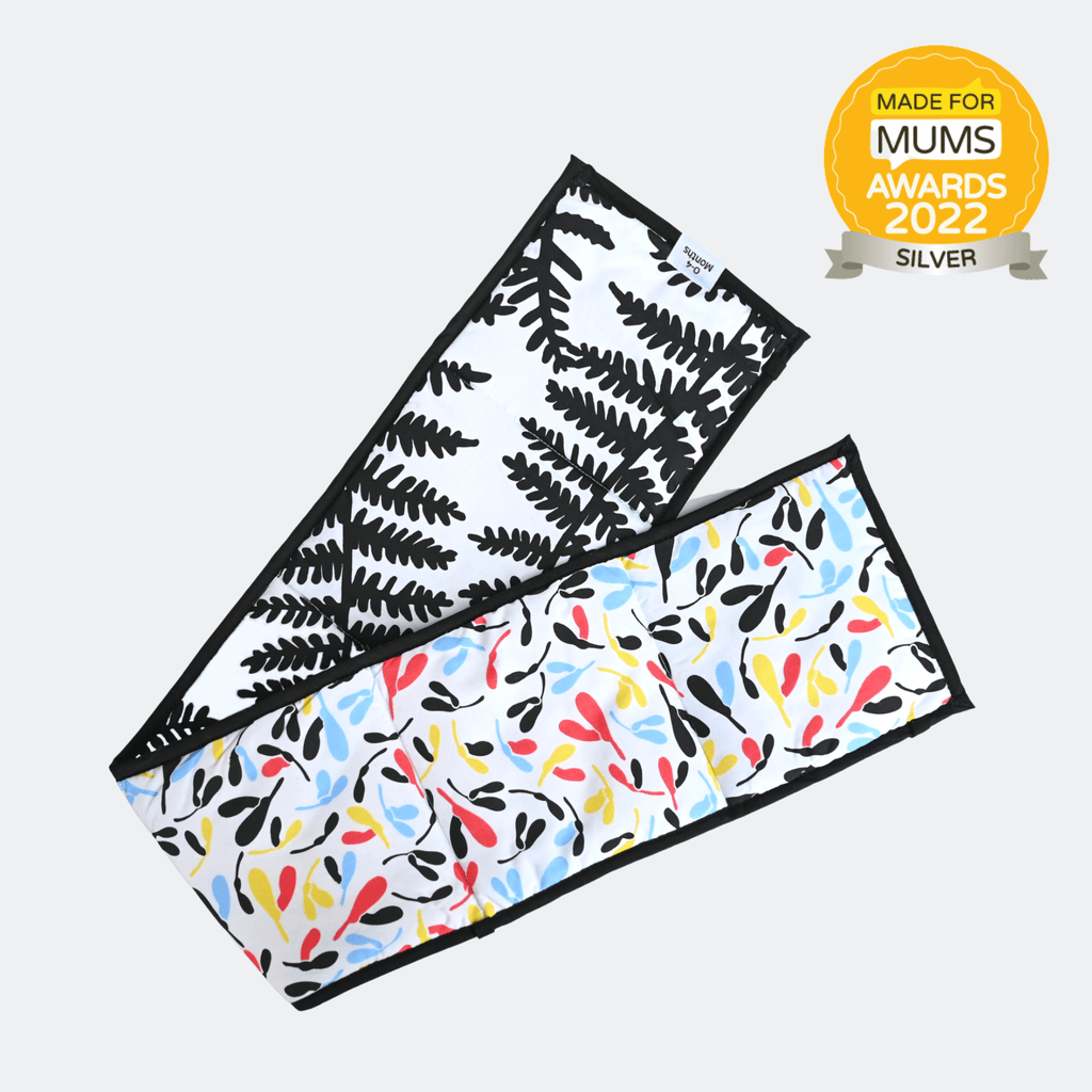 PLANT PRINT SENSORY STRIP - reversible newborn to 4 months and 5+ months - Etta Loves