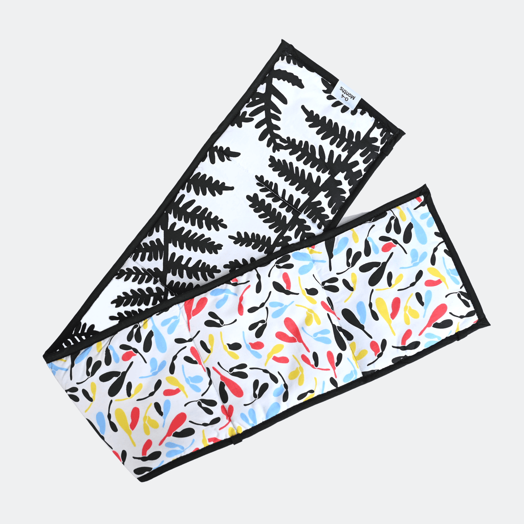 PLANT PRINT SENSORY STRIP - reversible newborn to 4 months and 5+ months - Etta Loves