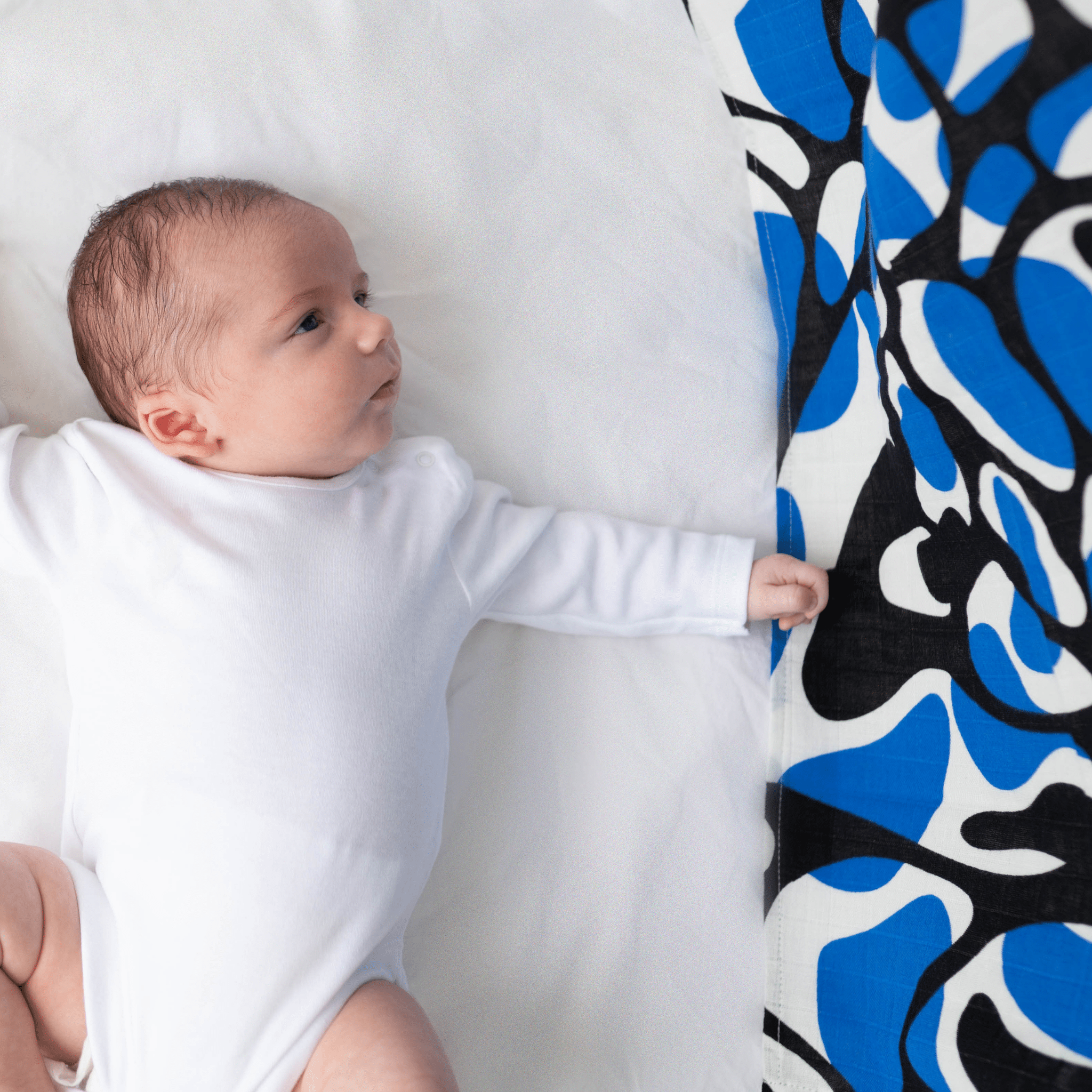 SKY PRINT MUSLIN 3 - PACK - for newborn to 4 month old babies - Etta Loves